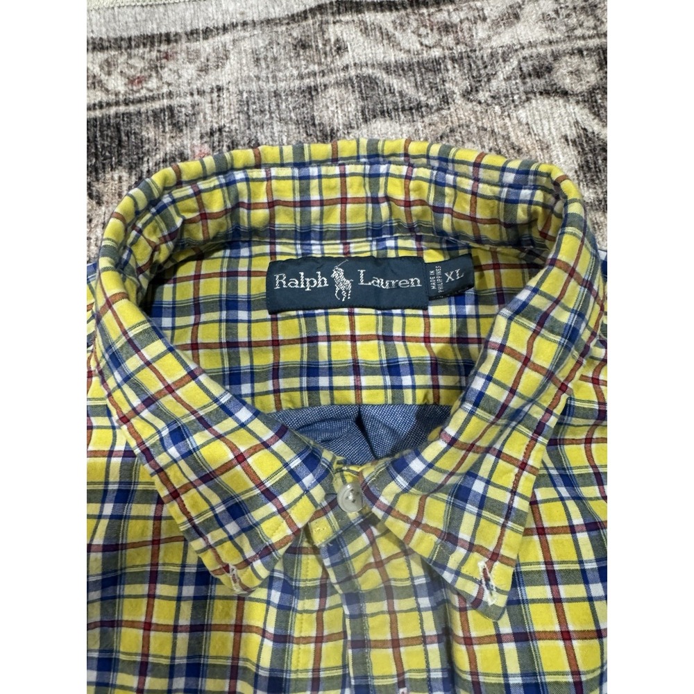 Polo Ralph Lauren Men's Long Sleeve Button-Up XL Heavy Cotton Beautiful Quality